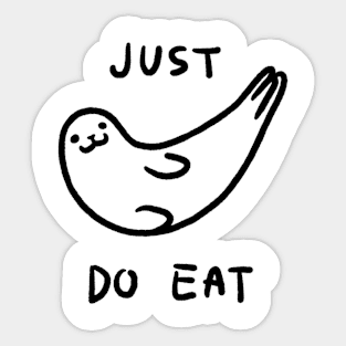 Just Do Eat Sticker